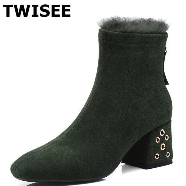 women mid calf boots new style zapatos mujer warm pumps square toe woman party shoes hoof heels comfort fashion zipper, Black
women mid calf boots new style zapatos mujer warm pumps square toe woman party shoes hoof heels comfort fashion zipper, Black