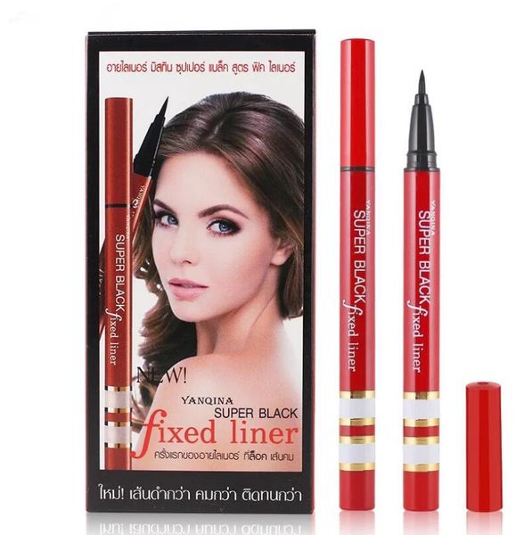 yanqina new black long lasting liquid eyeliner pencil waterproof smudge-proof cosmetic beauty makeup brush eyeliner gel pen
yanqina new black long lasting liquid eyeliner pencil waterproof smudge-proof cosmetic beauty makeup brush eyeliner gel pen