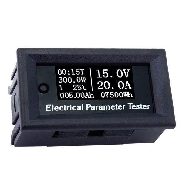 100v/20a 7in1 oled multifunction tester voltage current time temperature capacity voltmeter ammeter electrical parameter meter
100v/20a 7in1 oled multifunction tester voltage current time temperature capacity voltmeter ammeter electrical parameter meter