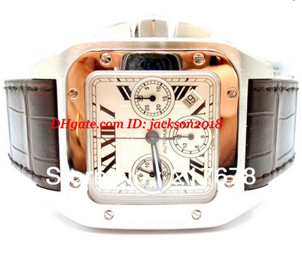 luxury watches wristwatch sapphire white dial stainless steel bracelet automatic mens men's watch watches, Slivery;brown
luxury watches wristwatch sapphire white dial stainless steel bracelet automatic mens men's watch watches, Slivery;brown