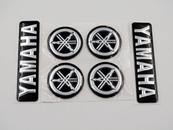 black silver 3d emblem decal 7cm plus tuning fork 3cm for all yamaha models motorcycles custom
black silver 3d emblem decal 7cm plus tuning fork 3cm for all yamaha models motorcycles custom