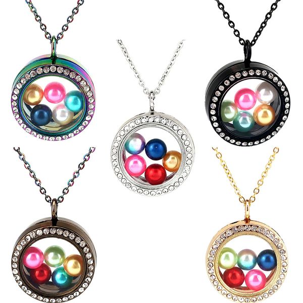 8mm 10mm Pearl Beads Cage - Five Different Colours 30mm 34mm Round Magnetic Glass Floating Locket Pendants Women Charms 20" Necklace
8mm 10mm Pearl Beads Cage - Five Different Colours 30mm 34mm Round Magnetic Glass Floating Locket Pendants Women Charms 20" Necklace