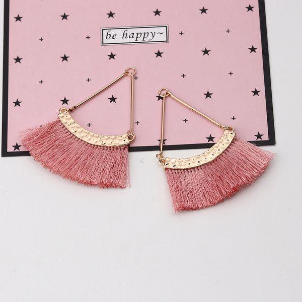 8seasons polyester tassel pendants fan-shaped gold alloy red colorful finge about 7cm x6cm - 7cm x5.5cm(2 6/8" x2 1/8"), 3 pcs, Black
8seasons polyester tassel pendants fan-shaped gold alloy red colorful finge about 7cm x6cm - 7cm x5.5cm(2 6/8" x2 1/8"), 3 pcs, Black