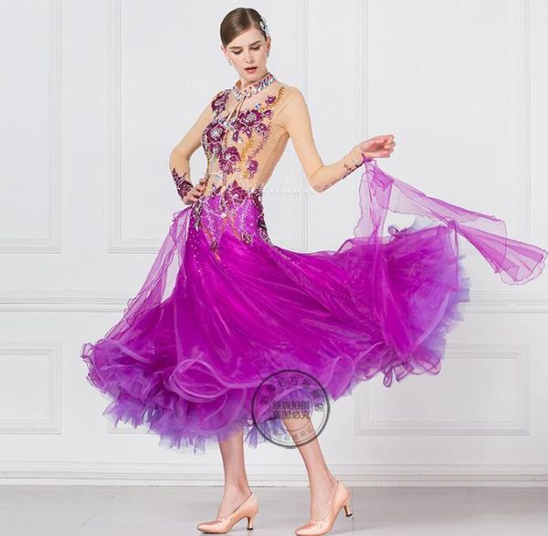 women modern dance one-piece dress expansion skirt to practice skirt one-piece ballroom dress long sleeve purple 14670, Black;red
women modern dance one-piece dress expansion skirt to practice skirt one-piece ballroom dress long sleeve purple 14670, Black;red