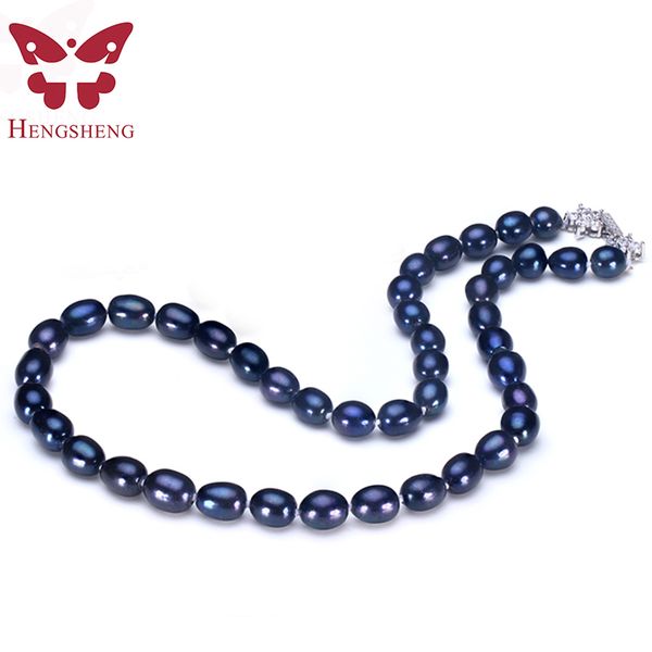 noble drop natural pearl necklaces for women elegant wedding party real pearl jewelry black 8-9mm silver 925 necklace
noble drop natural pearl necklaces for women elegant wedding party real pearl jewelry black 8-9mm silver 925 necklace