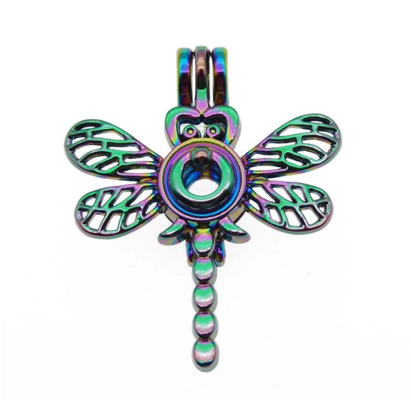 10pcs rainbow color zinc alloy pearl cage pendants insect dragonfly aromatherapy essential oil diffuser jewelry necklace diy jewelry, Silver
10pcs rainbow color zinc alloy pearl cage pendants insect dragonfly aromatherapy essential oil diffuser jewelry necklace diy jewelry, Silver