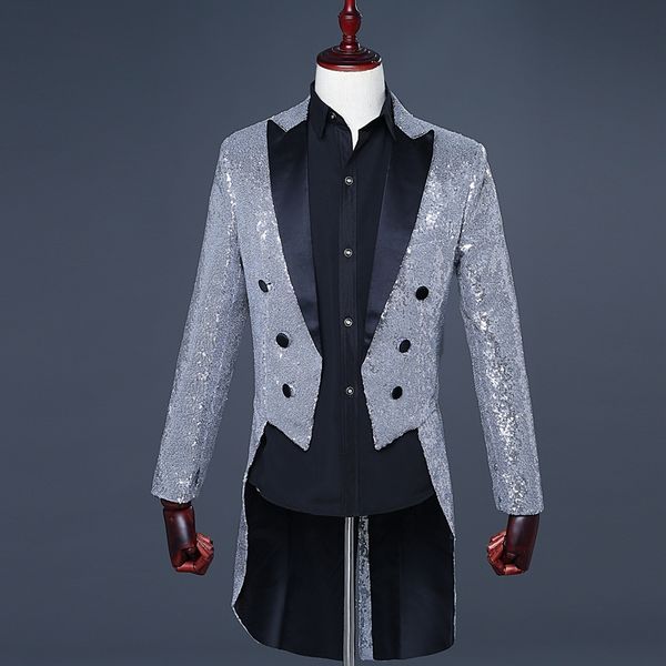 multi-color men chaqueta hombre formal silver sequin men costume chaqueta de vestir hombre robe de mariage costume homme, White;black
multi-color men chaqueta hombre formal silver sequin men costume chaqueta de vestir hombre robe de mariage costume homme, White;black
