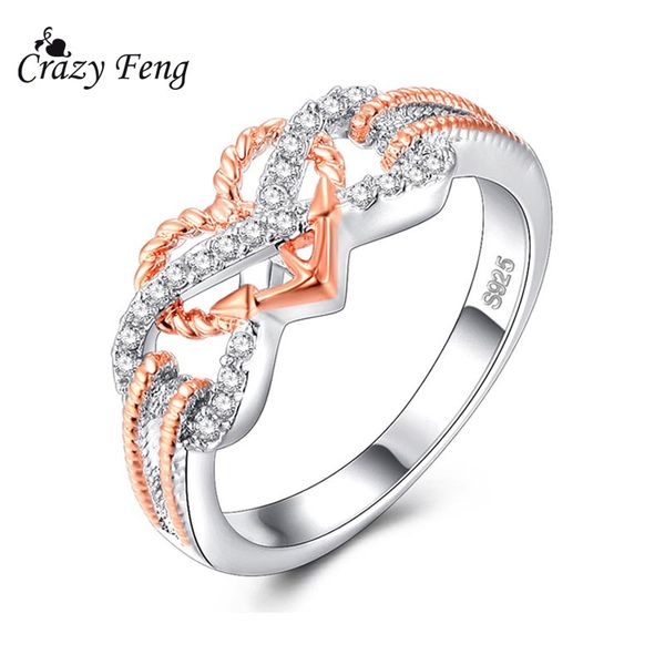 2018 new rhinestone heart rose gold color rings anniversary jewelry for women inifinity 8 crystal love promise accessories gift, Golden;silver
2018 new rhinestone heart rose gold color rings anniversary jewelry for women inifinity 8 crystal love promise accessories gift, Golden;silver
