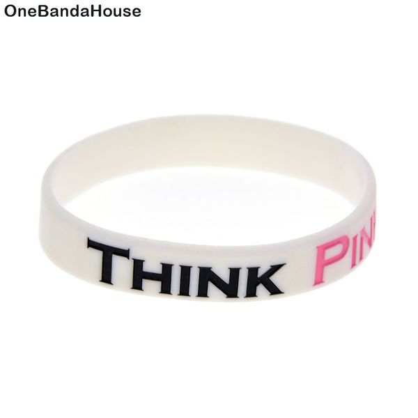 1pc cancer awareness think pink silicone wristband what better way to carry the message than with a daily reminder, Black
1pc cancer awareness think pink silicone wristband what better way to carry the message than with a daily reminder, Black