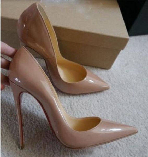 so kate styles 12cm high heels shoes red bottom nude color genuine leather point toe women pumps rubber wedding shoes, Black
so kate styles 12cm high heels shoes red bottom nude color genuine leather point toe women pumps rubber wedding shoes, Black