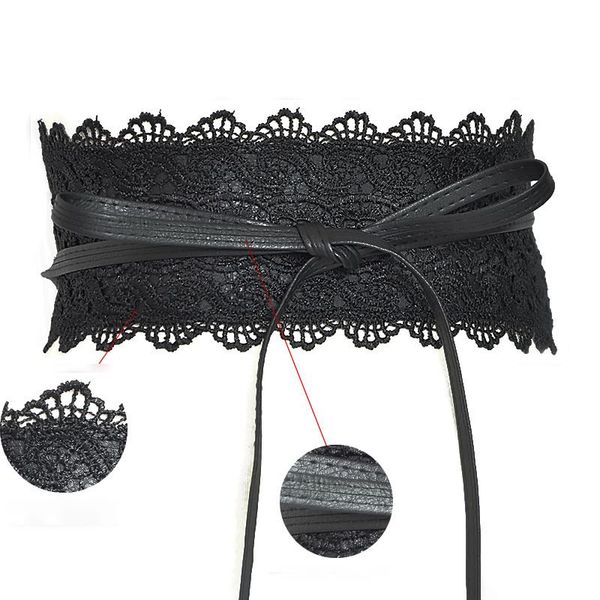 20 colors ladies lace wide waistband lady pu leather belts tie belt no buckle grace designer highlight the slender waist wholesale, Black;brown
20 colors ladies lace wide waistband lady pu leather belts tie belt no buckle grace designer highlight the slender waist wholesale, Black;brown