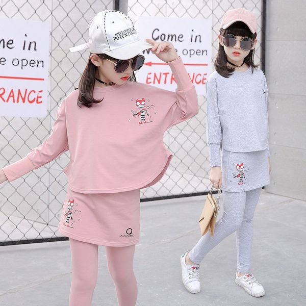 29keiz 2pcs/set casual t-shirts & pantskirt new for girls spring cotton monster long sleeve o-neck kids pink children's sets, White
29keiz 2pcs/set casual t-shirts & pantskirt new for girls spring cotton monster long sleeve o-neck kids pink children's sets, White