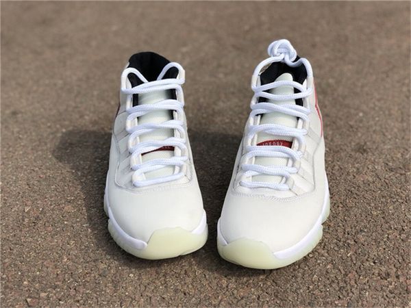 2018 new authentic 11 platinum tint 11s red gery white basketball shoes for men 378037-016 real carbon fiber sneakers with original box, White;red
2018 new authentic 11 platinum tint 11s red gery white basketball shoes for men 378037-016 real carbon fiber sneakers with original box, White;red