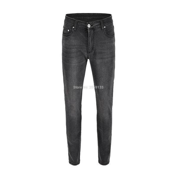 

2019 spring new men jeans black classic fashion designer denim skinny jeans men's casual slim fit trousers 30-36, Blue