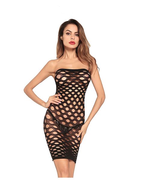 2018 lingerie blast ladies erotic underwear black stomacher fishing net pierced stitching tight skirt
2018 lingerie blast ladies erotic underwear black stomacher fishing net pierced stitching tight skirt