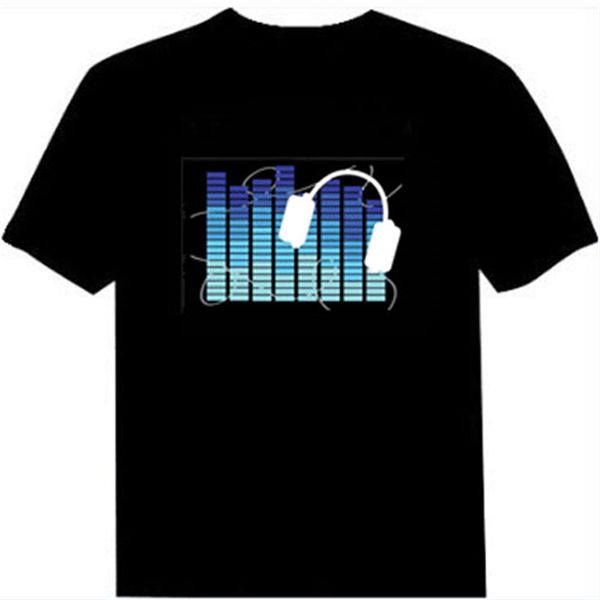o-neck sound activated led cotton t shirt light up and down flashing equalizer el t shirt men for rock disco party dj top, White;black
o-neck sound activated led cotton t shirt light up and down flashing equalizer el t shirt men for rock disco party dj top, White;black