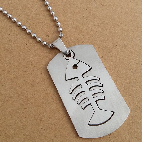 1pcs stainless steel double layer fish bone charm pendant necklace detachable sea bottom animal lucky mother men's women's family, Silver
1pcs stainless steel double layer fish bone charm pendant necklace detachable sea bottom animal lucky mother men's women's family, Silver