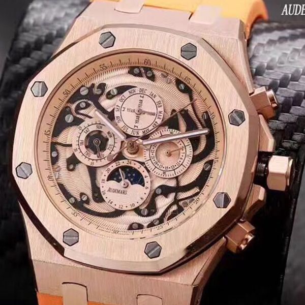 grade mens watches automatic mechanical watch luminous waterproof fashion natural rubber waterproof watch for man, Slivery;brown
grade mens watches automatic mechanical watch luminous waterproof fashion natural rubber waterproof watch for man, Slivery;brown