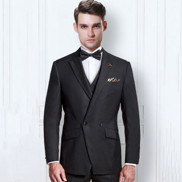 double breasted black men wedding suits slim fit groom wedding suits man tuxedos custom made man blazer jacket 3 pieces pants vest, Black;gray
double breasted black men wedding suits slim fit groom wedding suits man tuxedos custom made man blazer jacket 3 pieces pants vest, Black;gray