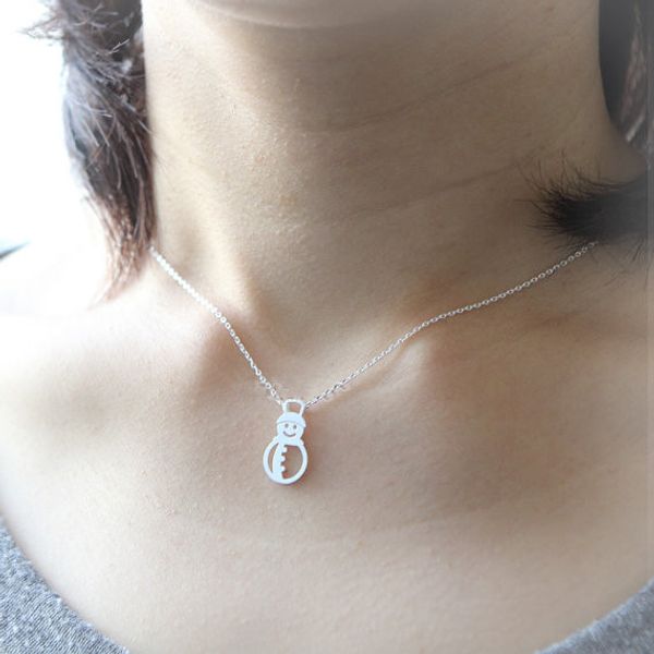 30pcs lovely snowman necklaces gold/silver cute snow baby pendant jewelry accessory necklaces for holiday gift
30pcs lovely snowman necklaces gold/silver cute snow baby pendant jewelry accessory necklaces for holiday gift