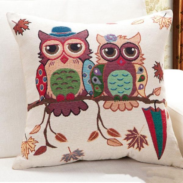 new fashion cute owl pattern cotton linen pillow case sofa throw cushion cover home decor square
new fashion cute owl pattern cotton linen pillow case sofa throw cushion cover home decor square