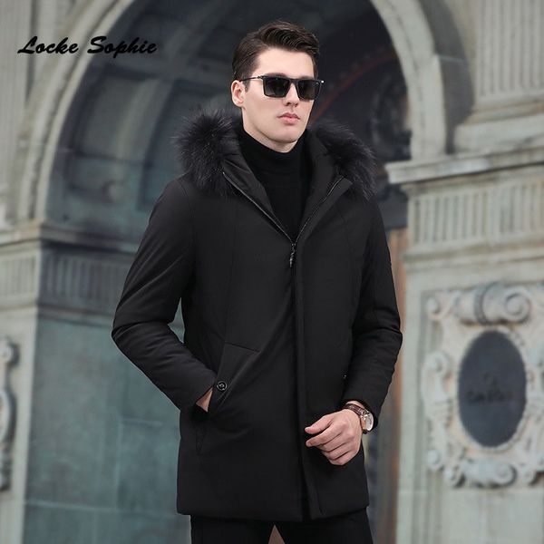 men's plus size down jacket coats 2018 winter duck down hooded thickening raccoon fur collar jackets men keep warm jackets, Black
men's plus size down jacket coats 2018 winter duck down hooded thickening raccoon fur collar jackets men keep warm jackets, Black