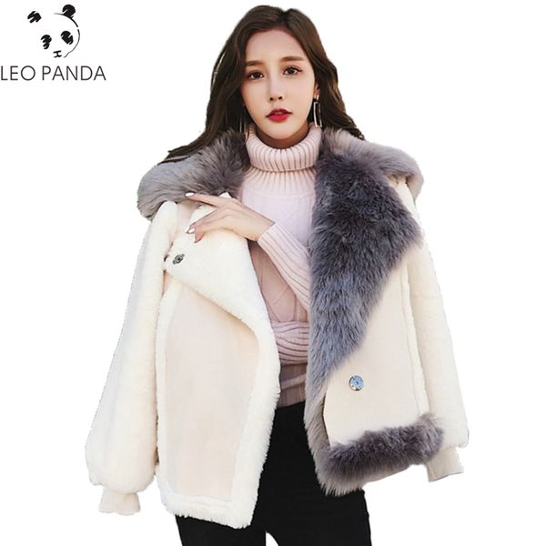 fashion spring autumn warm thicken zipper long sleeves v-neck pockets loose coat female double-breasted leather coat cy359, Black
fashion spring autumn warm thicken zipper long sleeves v-neck pockets loose coat female double-breasted leather coat cy359, Black
