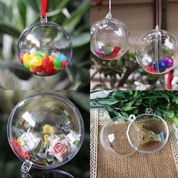 10pcs clear christmas bauble xmas tree fillable candy box ball ornament gift present boxes can open box for home decor
10pcs clear christmas bauble xmas tree fillable candy box ball ornament gift present boxes can open box for home decor