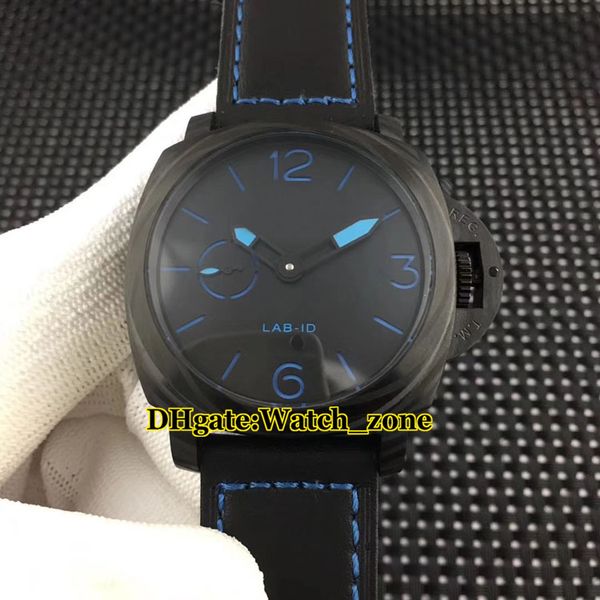 Limited Edition 1950 PVD Black Carbon Fiber Case 00700 LAB-ID 700 Black Dial Automatic Mens Watch Leather Strap Gents Watches
Limited Edition 1950 PVD Black Carbon Fiber Case 00700 LAB-ID 700 Black Dial Automatic Mens Watch Leather Strap Gents Watches