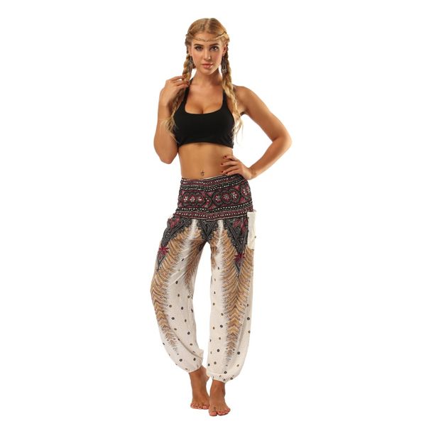 2020 yoga pants women style full length elastic waist polyester printed breathable wide bloomers loose trousers with pouch, White;red
2020 yoga pants women style full length elastic waist polyester printed breathable wide bloomers loose trousers with pouch, White;red