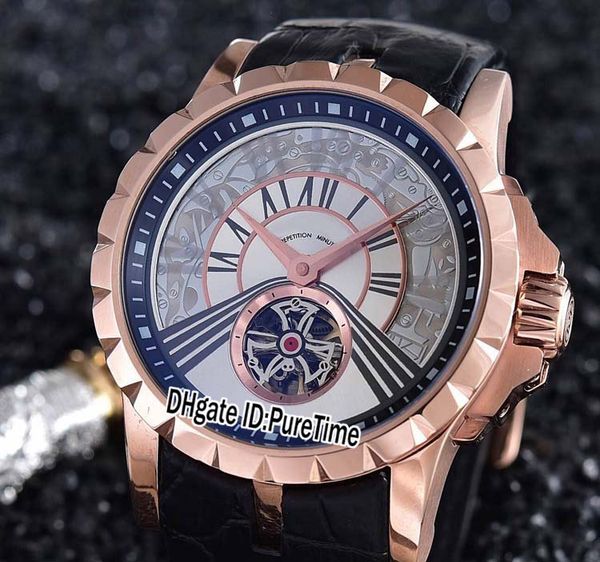 new excalibur 46 tourbillon squelette rose gold silver/black dial automatic mens watch 4 colors leather sports watches rd01b2, Slivery;brown
new excalibur 46 tourbillon squelette rose gold silver/black dial automatic mens watch 4 colors leather sports watches rd01b2, Slivery;brown