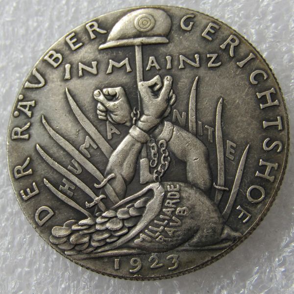 GERMANY 1923 The Robber's Court Silver Plated Copy Coins home decoration accessories
GERMANY 1923 The Robber's Court Silver Plated Copy Coins home decoration accessories