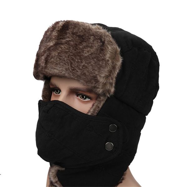 winter trapper hat with ear flap chin strap faux fur windproof mask trooper hat skiing climbing for men women a30, Black;white
winter trapper hat with ear flap chin strap faux fur windproof mask trooper hat skiing climbing for men women a30, Black;white