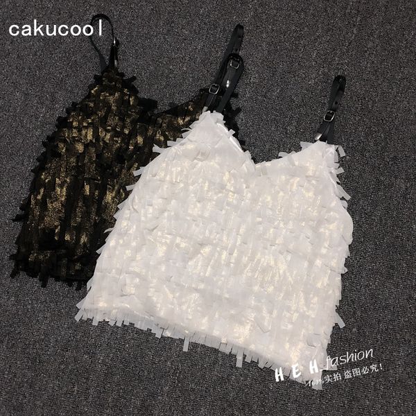 cakucool блестящие танки tops лета женщин золотой кисточки партии бретели shimmer embellished горячие vest camis танки femme white gold
cakucool блестящие танки tops лета женщин золотой кисточки партии бретели shimmer embellished горячие vest camis танки femme white gold