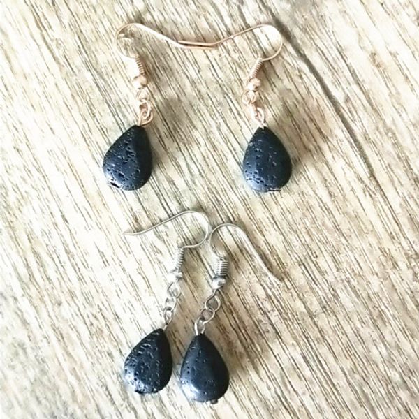 water drop black lava stone long tassel earrings necklace diy aromatherapy essential oil diffuser dangle earings jewelry women, Silver
water drop black lava stone long tassel earrings necklace diy aromatherapy essential oil diffuser dangle earings jewelry women, Silver
