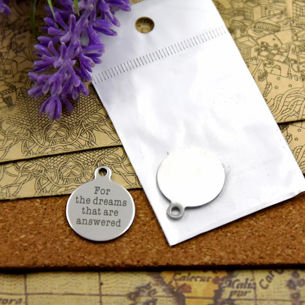40pcs--"for the dreams that are answered "stainless steel charms more style for choosing diy charms pendants for necklace, Bronze;silver
40pcs--"for the dreams that are answered "stainless steel charms more style for choosing diy charms pendants for necklace, Bronze;silver