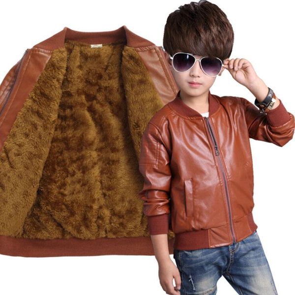 boys pu leather jacket coat clothes fashion style toddler teen kids autumn winter outerwear brown black thin thick jackets, Blue;gray
boys pu leather jacket coat clothes fashion style toddler teen kids autumn winter outerwear brown black thin thick jackets, Blue;gray
