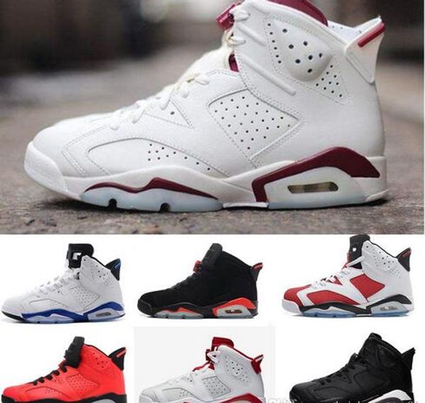 Новый Jumpman 6 6s Инфракрасная баскетбольная обувь Carmine Мужская обувь 6s UNC Toro Hare Oreo Maroon
Новый Jumpman 6 6s Инфракрасная баскетбольная обувь Carmine Мужская обувь 6s UNC Toro Hare Oreo Maroon