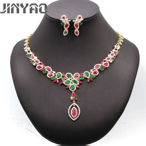 jinyao wedding bridal jewelry sets gold color zircon wedding jewelry necklace earrings sets for women 6colors, Slivery;golden
jinyao wedding bridal jewelry sets gold color zircon wedding jewelry necklace earrings sets for women 6colors, Slivery;golden