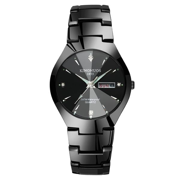 kingnuos casual fashion lover watch pair waterproof tungsten steel men women couples lovers watches set wristwatches, Slivery;brown
kingnuos casual fashion lover watch pair waterproof tungsten steel men women couples lovers watches set wristwatches, Slivery;brown