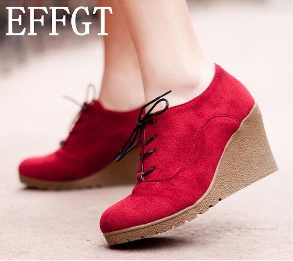effgt new women boots fashion flock high-heeled platform ankle boots lace up high heels spring autumn shoes for women b759, Black
effgt new women boots fashion flock high-heeled platform ankle boots lace up high heels spring autumn shoes for women b759, Black