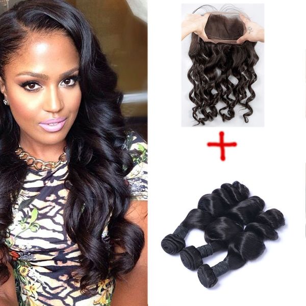 brazilian loose wave hair weaves with pre plucked 360 lace band frontal virgin human hair with bady hair 4pcs/lot, Black;brown
brazilian loose wave hair weaves with pre plucked 360 lace band frontal virgin human hair with bady hair 4pcs/lot, Black;brown