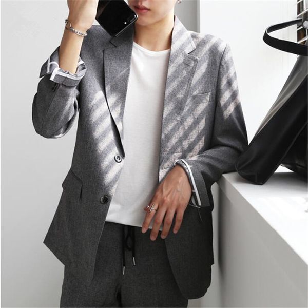 new formal blazer men handsome baggy jacket men summer autumn loose long sleeve blazer masculino large size 3xl ds5014, White;black
new formal blazer men handsome baggy jacket men summer autumn loose long sleeve blazer masculino large size 3xl ds5014, White;black