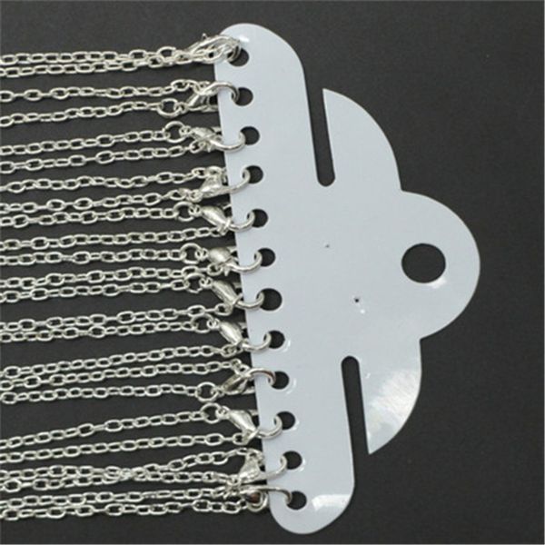 12pcs/pack silver gold color open link chains with lobster clasps for diy necklace materials jewelry accessories length 50cm
12pcs/pack silver gold color open link chains with lobster clasps for diy necklace materials jewelry accessories length 50cm
