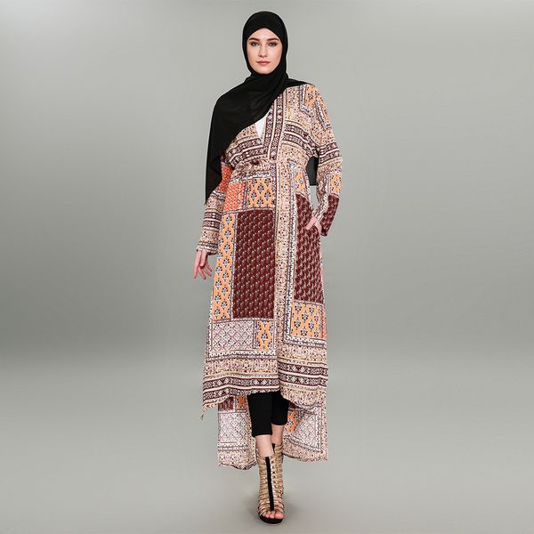 new muslim women floral print abaya dress plus size islamic women irregular maxi cardigan for sale, Red
new muslim women floral print abaya dress plus size islamic women irregular maxi cardigan for sale, Red