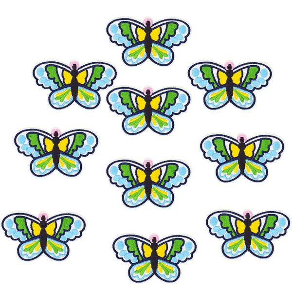 10pcs butterfly patches stripe sewing embroidery for clothing applique accessories supplies patch for glue stitchwork attire patch diy craft, Black
10pcs butterfly patches stripe sewing embroidery for clothing applique accessories supplies patch for glue stitchwork attire patch diy craft, Black