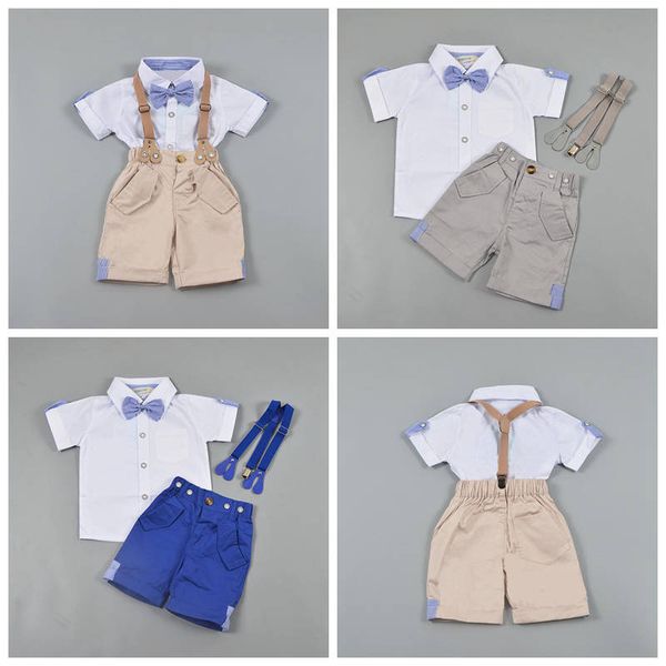 ins baby boy clothes sets gentlemen bows suspenders outfits kids summer short sleeve pants suit designer performance clothing yl776, White
ins baby boy clothes sets gentlemen bows suspenders outfits kids summer short sleeve pants suit designer performance clothing yl776, White