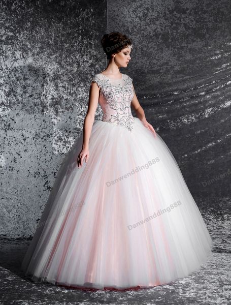 romantic ivory/pink tulle applique beads ball gown wedding dresses bridal pageant dresses wedding attire dresses custom size 2-16 zw612213, White
romantic ivory/pink tulle applique beads ball gown wedding dresses bridal pageant dresses wedding attire dresses custom size 2-16 zw612213, White