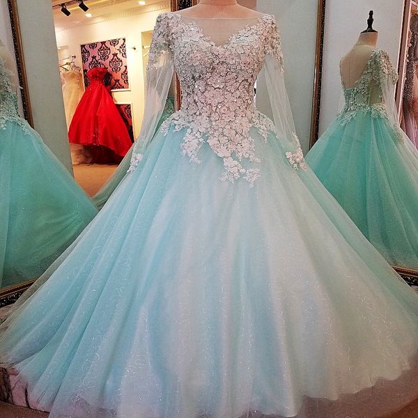 evening dress long sleeve party dresses 2019 o-neck lace up back ball gown tulle lace flowers formal dress long backless real ps, Black;red
evening dress long sleeve party dresses 2019 o-neck lace up back ball gown tulle lace flowers formal dress long backless real ps, Black;red