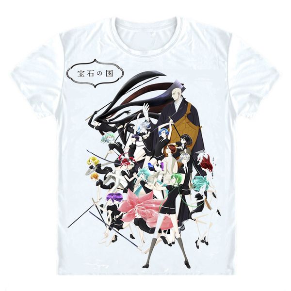 land of the lustrous t-shirts multi-style short sleeve shirts hoseki no kuni country of jewels bort diamond cosplay shirt, White;black
land of the lustrous t-shirts multi-style short sleeve shirts hoseki no kuni country of jewels bort diamond cosplay shirt, White;black